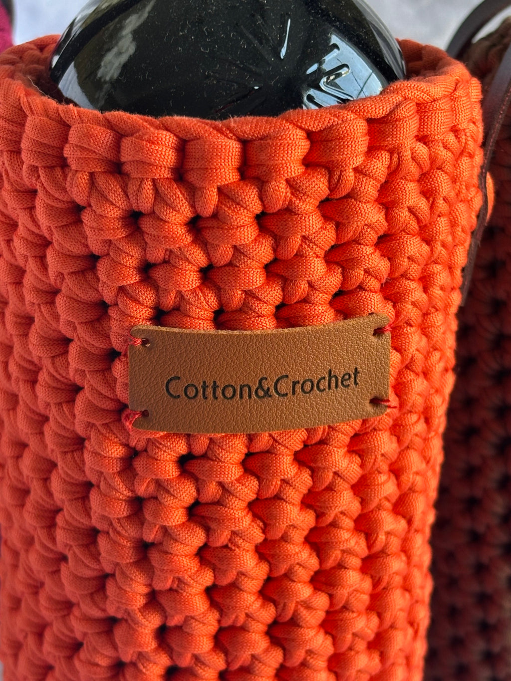 Crochet Wine Rack