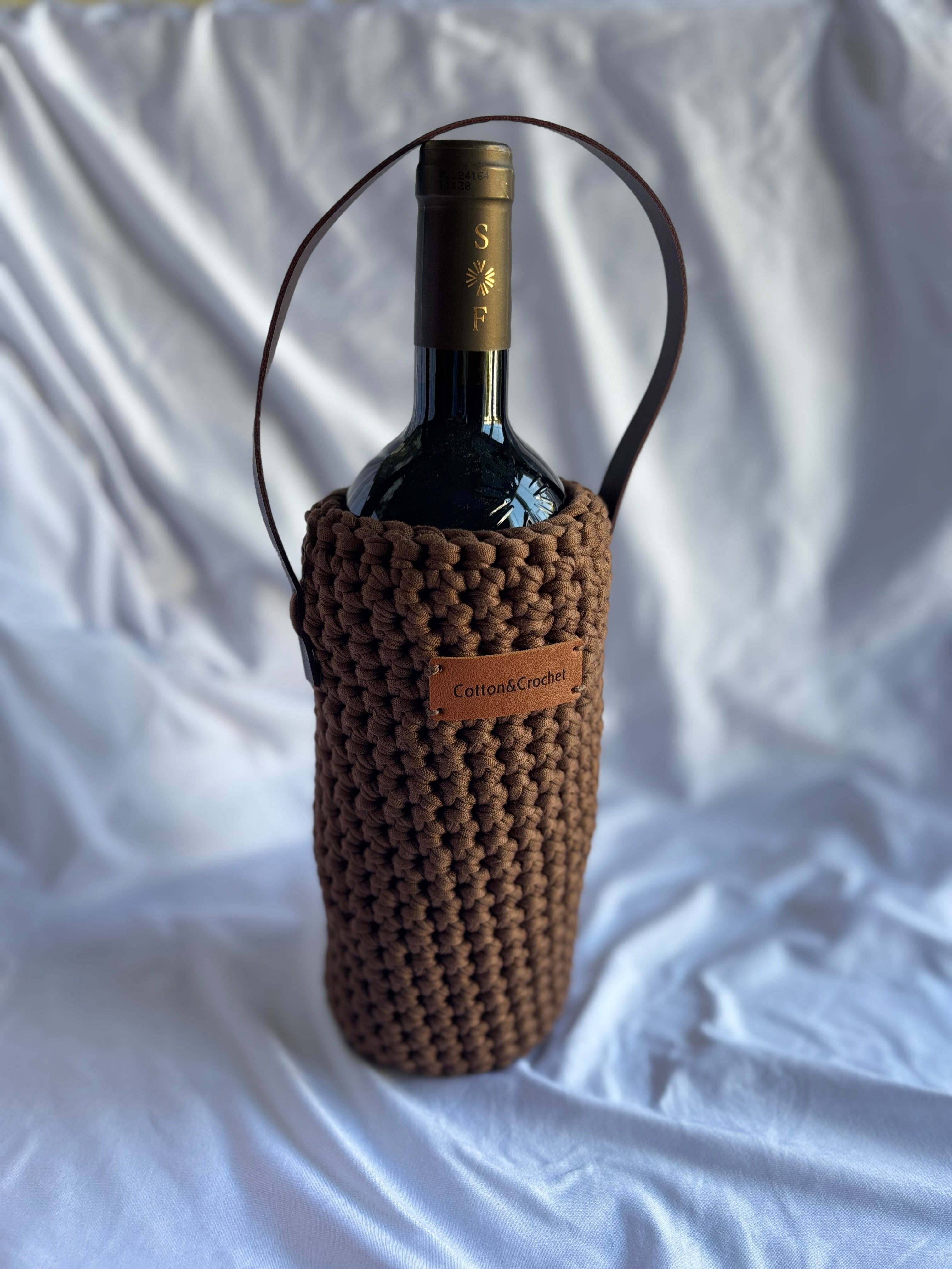 Crochet Wine Rack