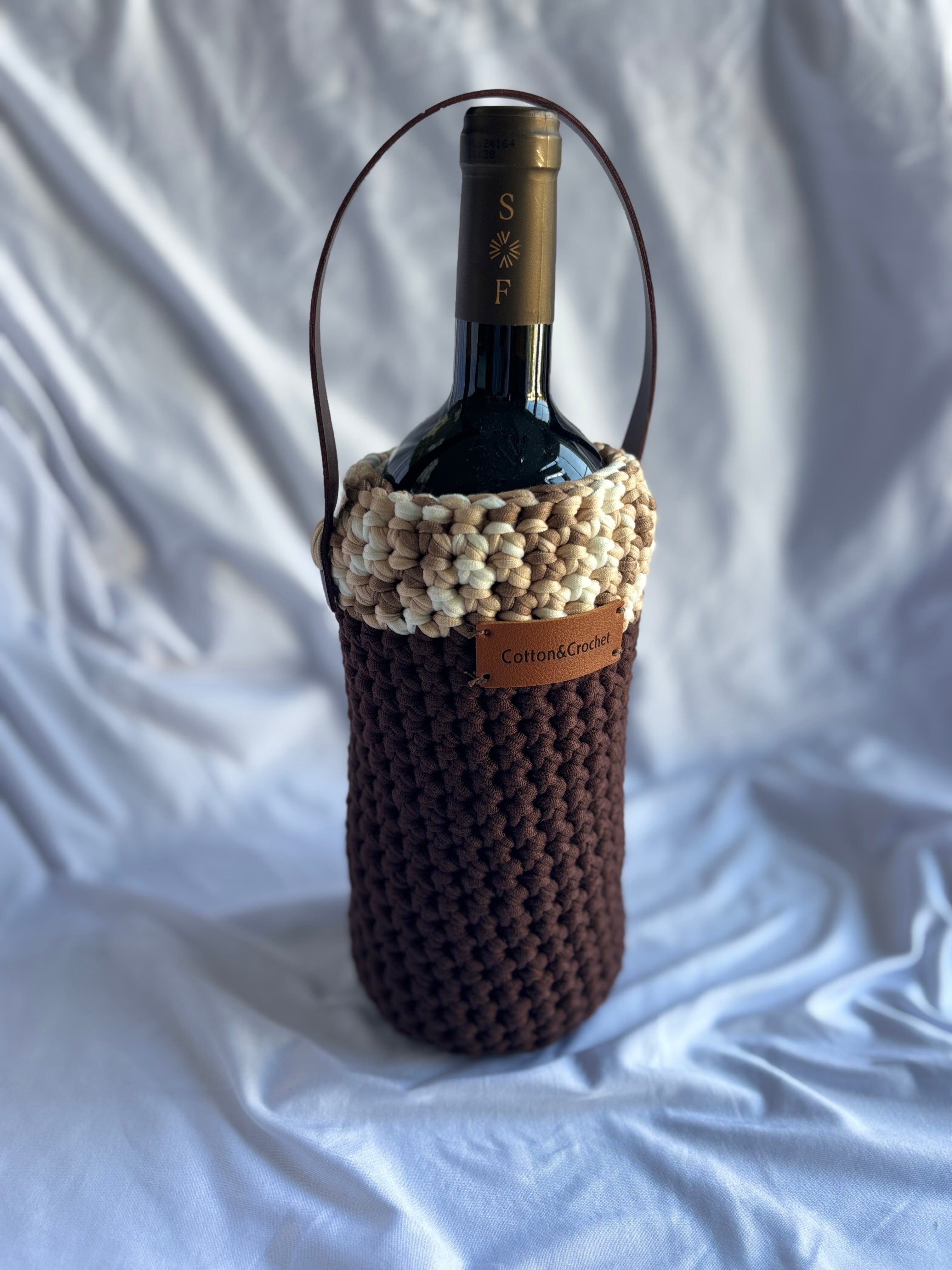Crochet Wine Rack