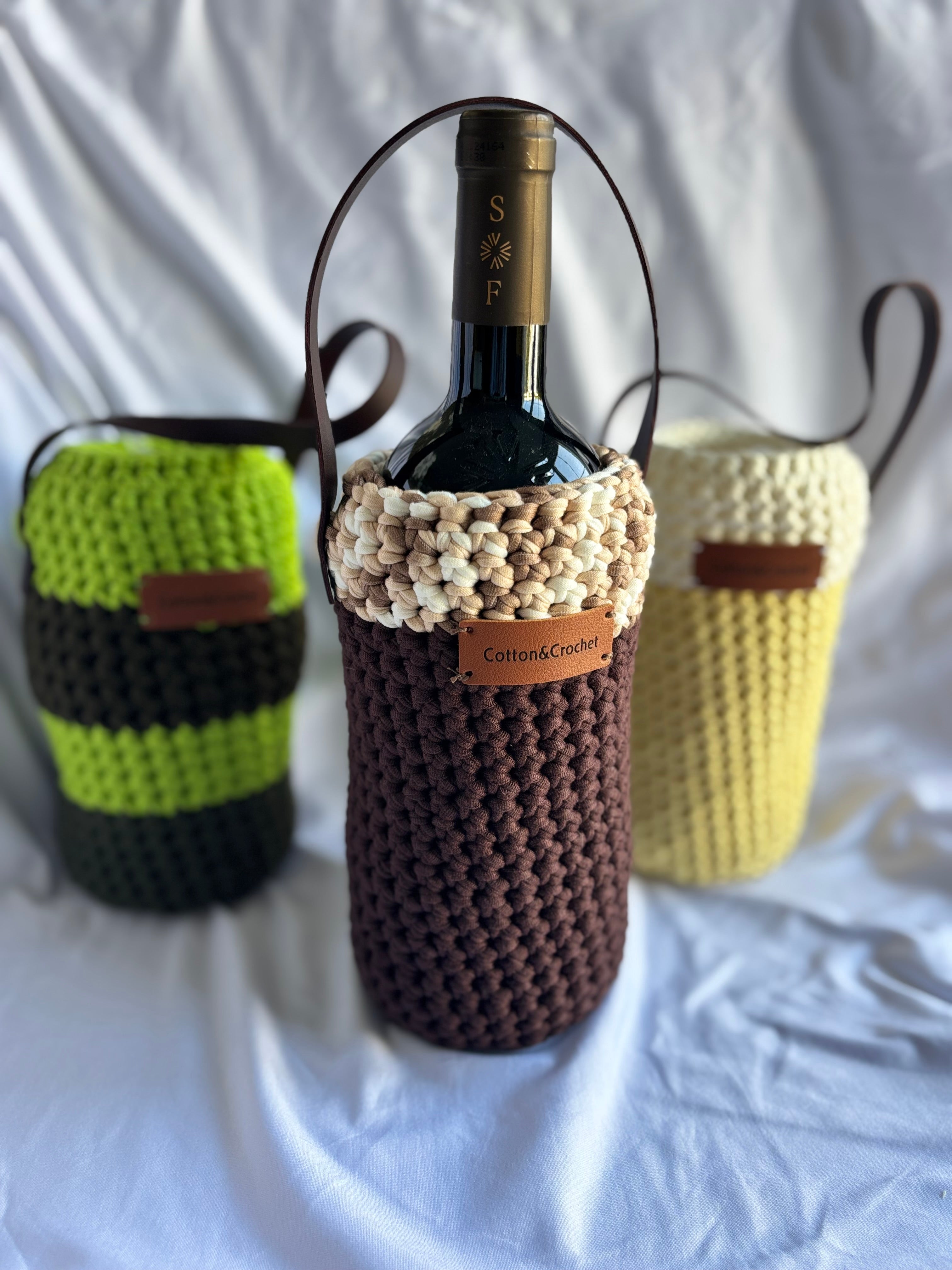Crochet Wine Rack