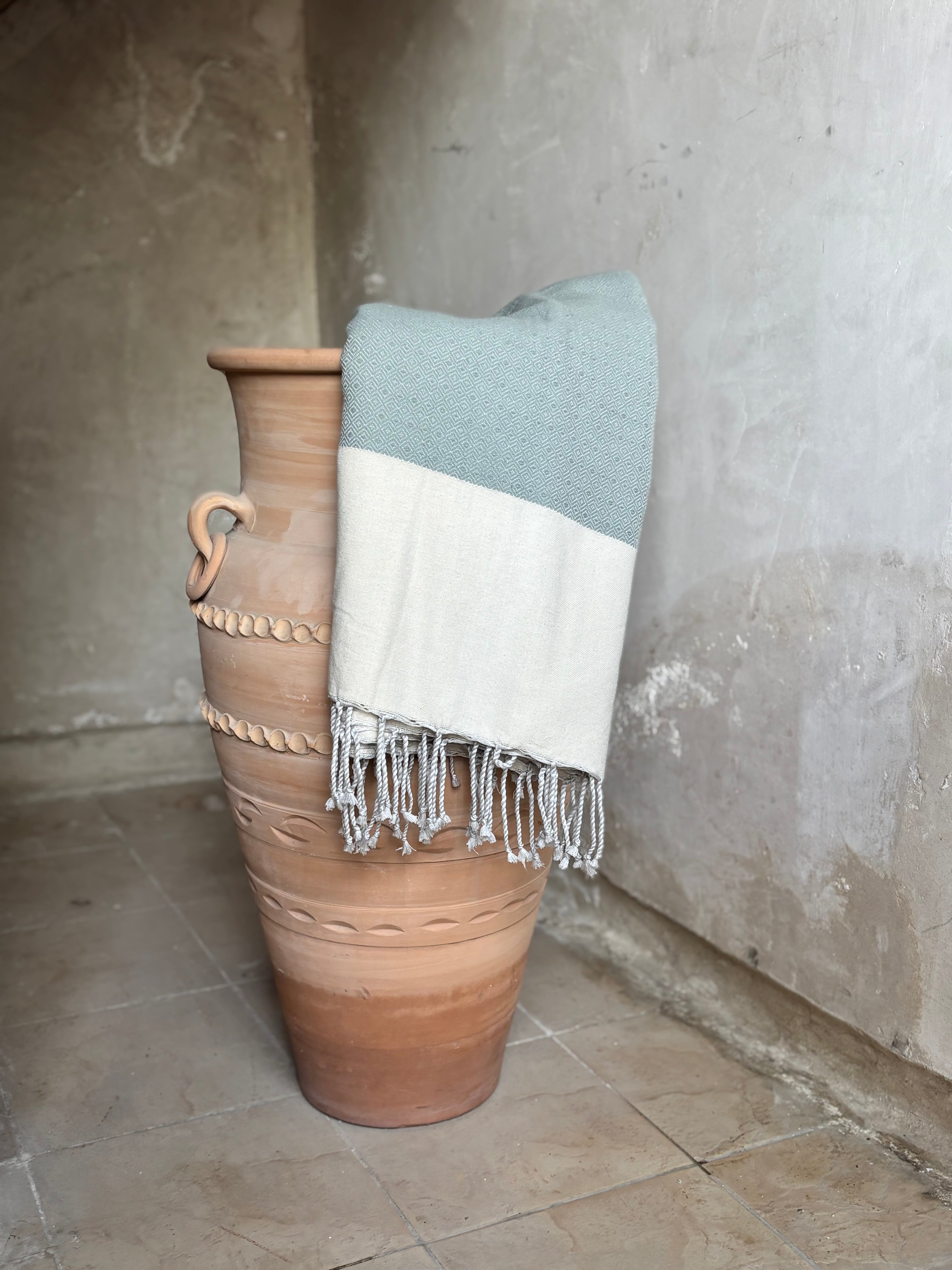 Fouta Bedspread 100% Pure Cotton