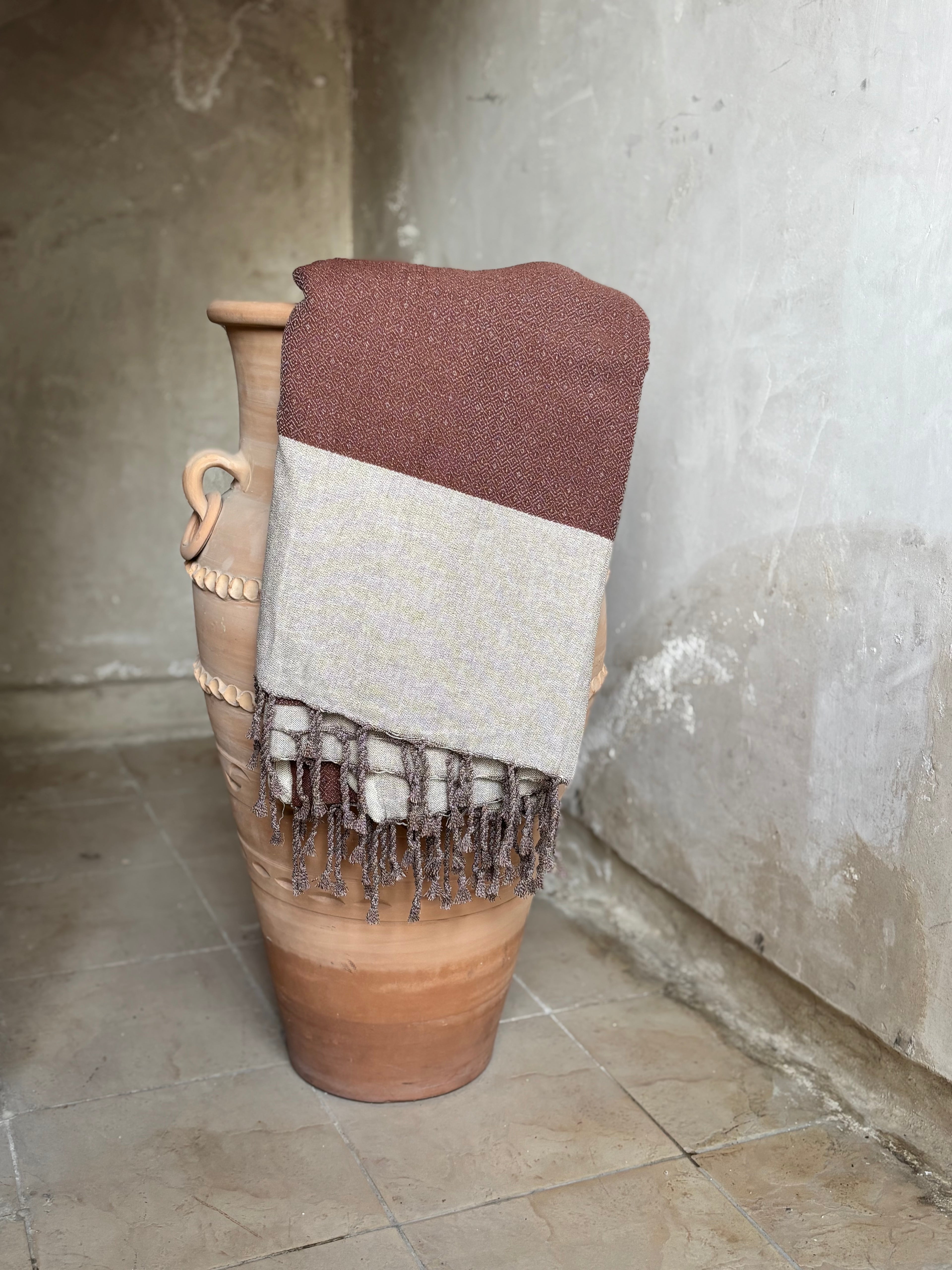 Fouta Bedspread 100% Pure Cotton