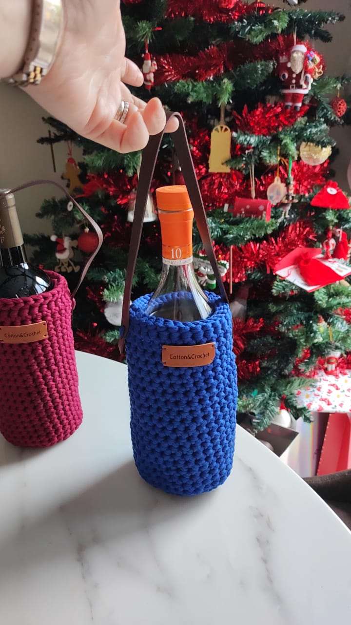 Crochet Wine Rack